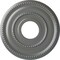 Ekena Millwork Valeriano Ceiling Medallion (Fits Canopies up to 6 1/4"), 12 1/8"OD x 3 5/8"ID x 3/4"P, Silver CM12VASLS - alternate 1